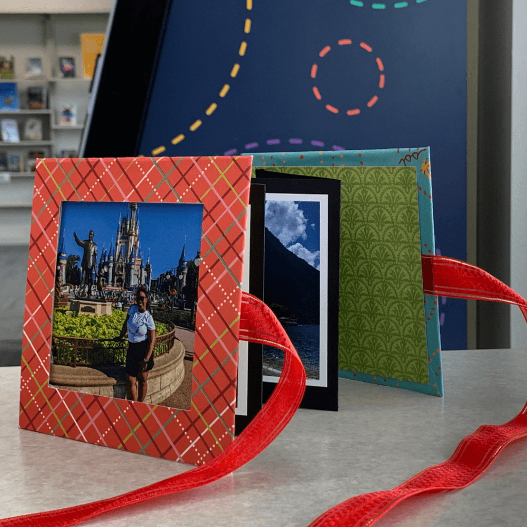 accordion paper photo album