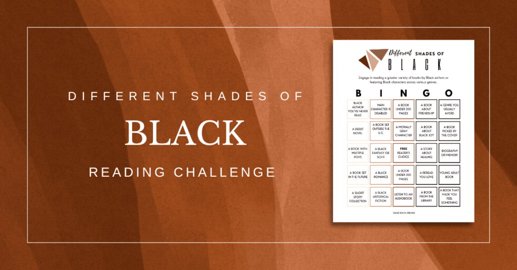 different shades of black